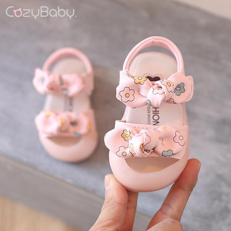 Xăng Đan Công Chúa Bằng Da Thời Trang Mùa Hè Dành Cho Bé Gái 1-2 Tuổi 2023