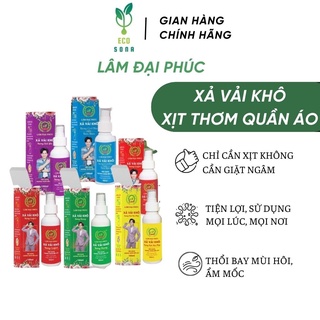 Xịt thơm quần áo xả vải khô Lâm Đại Phúc khử mùi mồ hôi làm mềm vải lưu hương lâu 48h 100ml