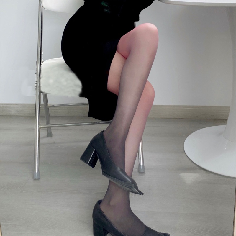 Quần Tất xiangbao Mỏng Màu Sắc Tương Phản Phong Cách Vintage Dành Cho Nữ