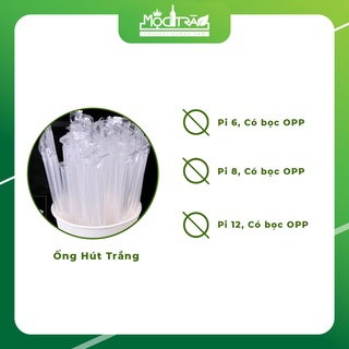 Ống hút trân châu pi12 có bọc opp