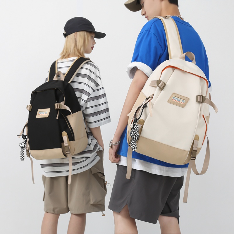 Balo Prettyzys đựng laptop cỡ 15.6inch sức chứa lớn phong cách Hàn Quốc thời trang cho sinh viên học sinh