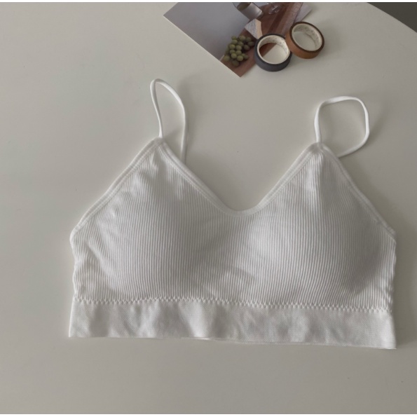 Áo Ngực Không Gọng Dây Đan Chéo Sau Lưng Cho Nữ