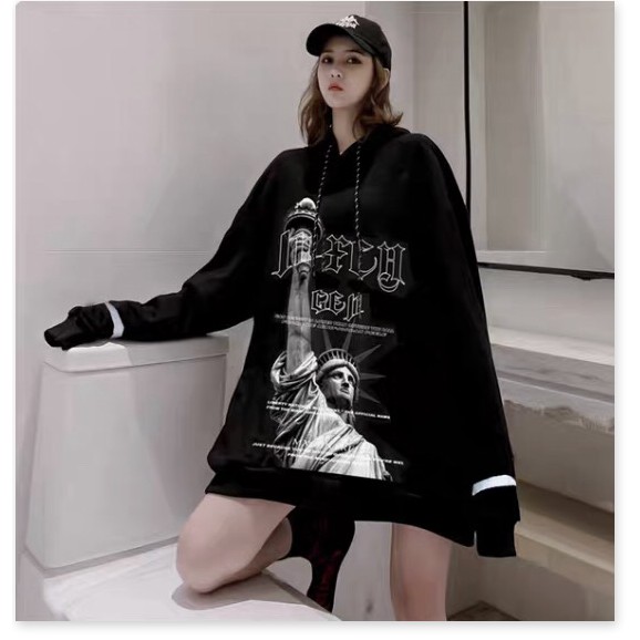 ÁO HOODIE NAM UNISEX IN NEW YORK  NỮ THẦN TỰ DO CỰC HOT | BigBuy360 - bigbuy360.vn