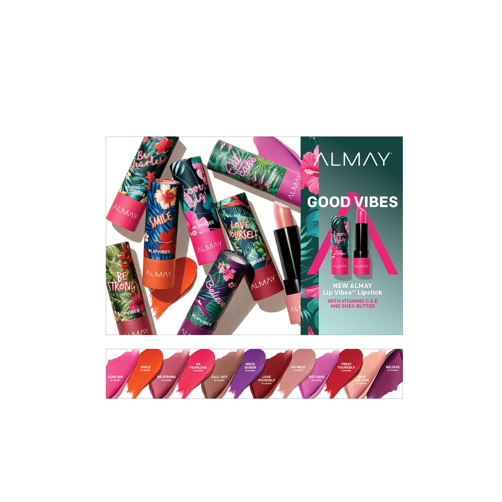SON NỘI ĐỊA MỸ ALMAY LIP VIBES LIPSTICK