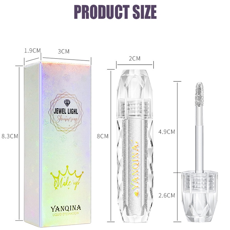 Phấn Mắt Dạng Lỏng Ánh Kim Tuyến Lấp Lánh Với 6 Màu Lựa Chọn