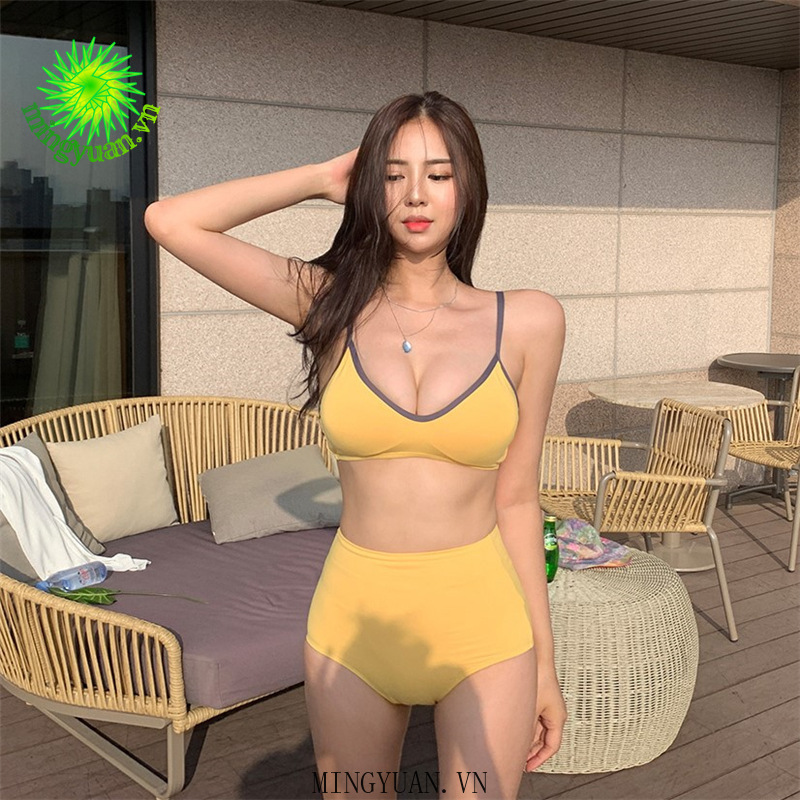 [mingyuan] 2020 new two-piece swimsuit Korean simple classic classic hot spring bikini female swimsuit | BigBuy360 - bigbuy360.vn