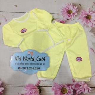 Bộ đồ chất cotton cho bé sơ sinh