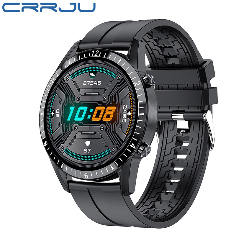 CRRJU Smart Watch I9 Men Full Touch Screen Sport Waterproof Bluetooth Connection For Android ios