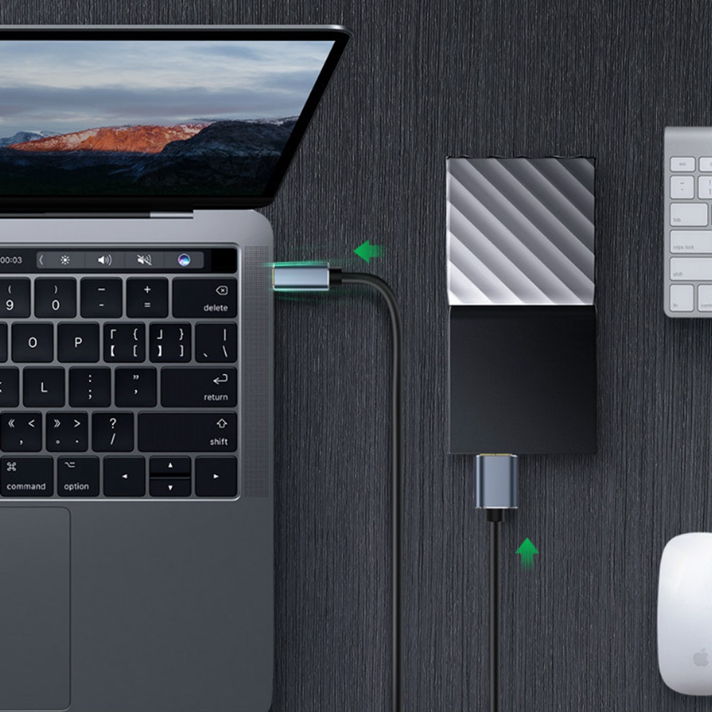 Cáp Chuyển Đổi USB 3.1 Type-c Sang USB 3.0 Micro-USB 5Gbps 5Gbps 50 / 100 / 150cm Cho Máy Tính