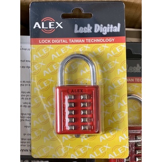 Ổ khoá số tiện lợi, ổ khoá mật mã 4 số Alex -2 loại