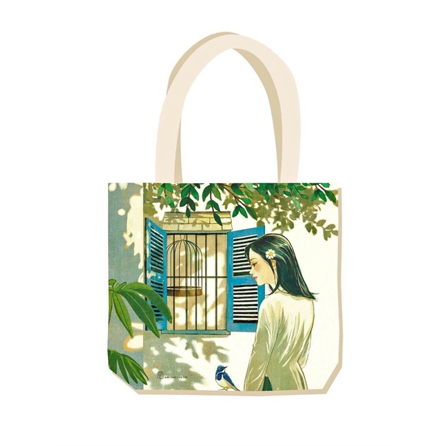 Túi vải Canvas Bà Tùng Long