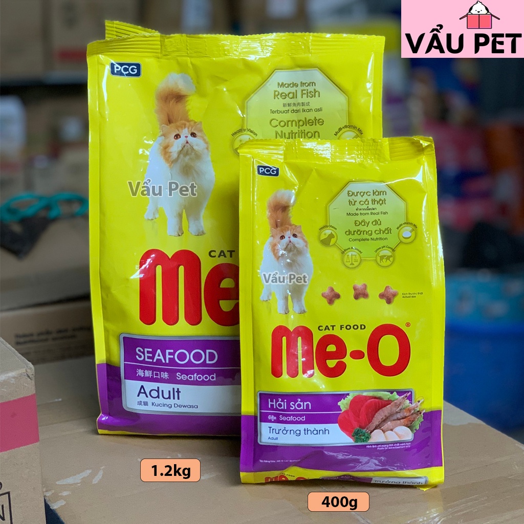 Thức ăn cho mèo Me-O Kitten 1.1kg - Hạt cho mèo con vị cá biển Vẩu Pet Shop