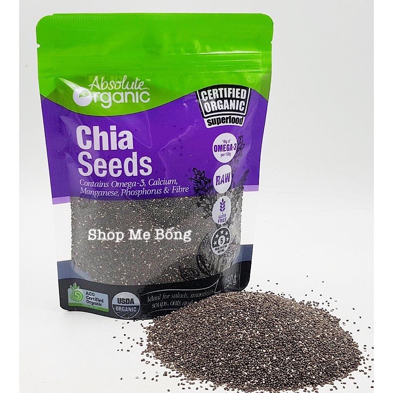 Hạt chia Úc Absolute Organic tách lẻ 50g