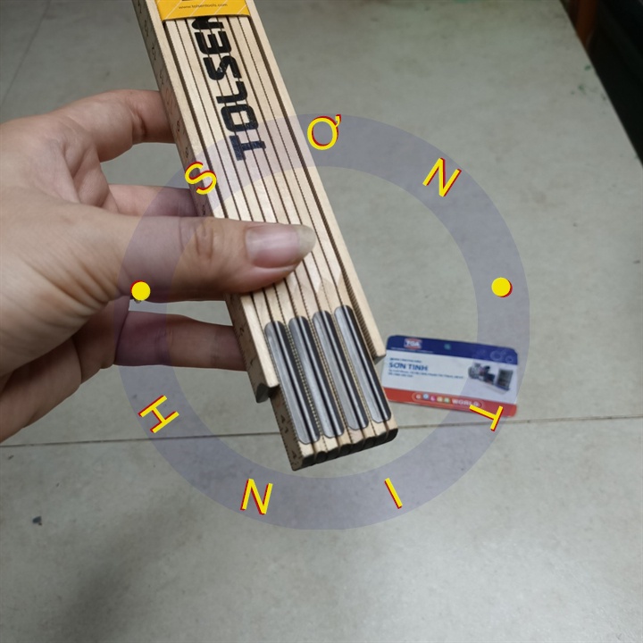 Thước xếp gỗ 2m Tolsen 35046