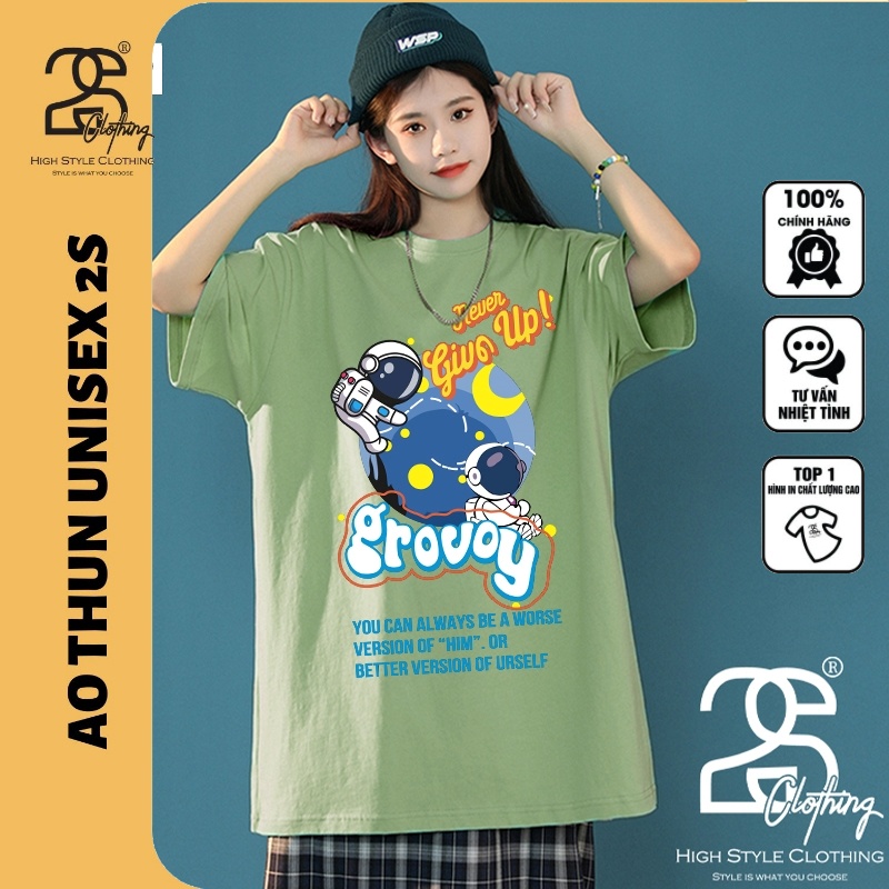 Áo Thun Unisex Nam Nữ TEEZ - TZ1018 Form Rộng Tay Lỡ Freesize