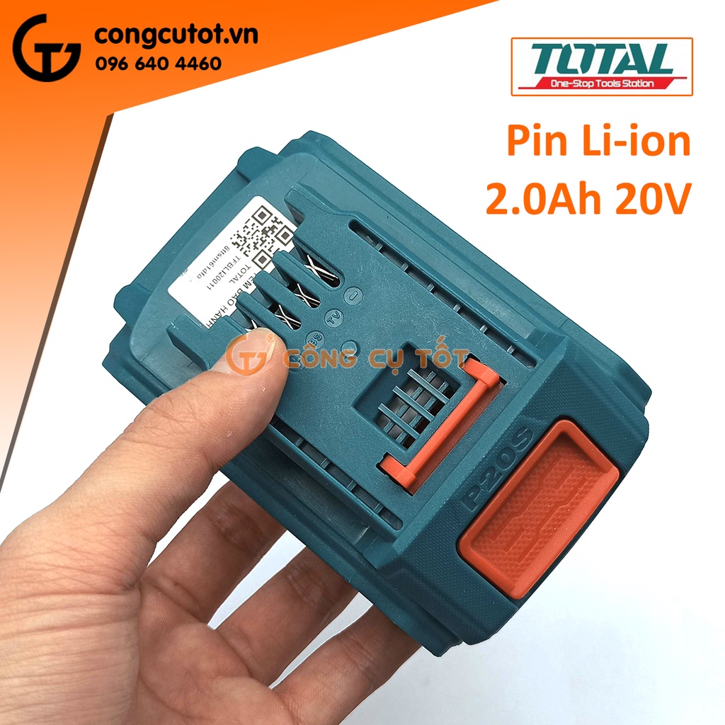 Pin Lithium Total TFBLI20011 20V/2Ah cho dòng máy P20S và E20