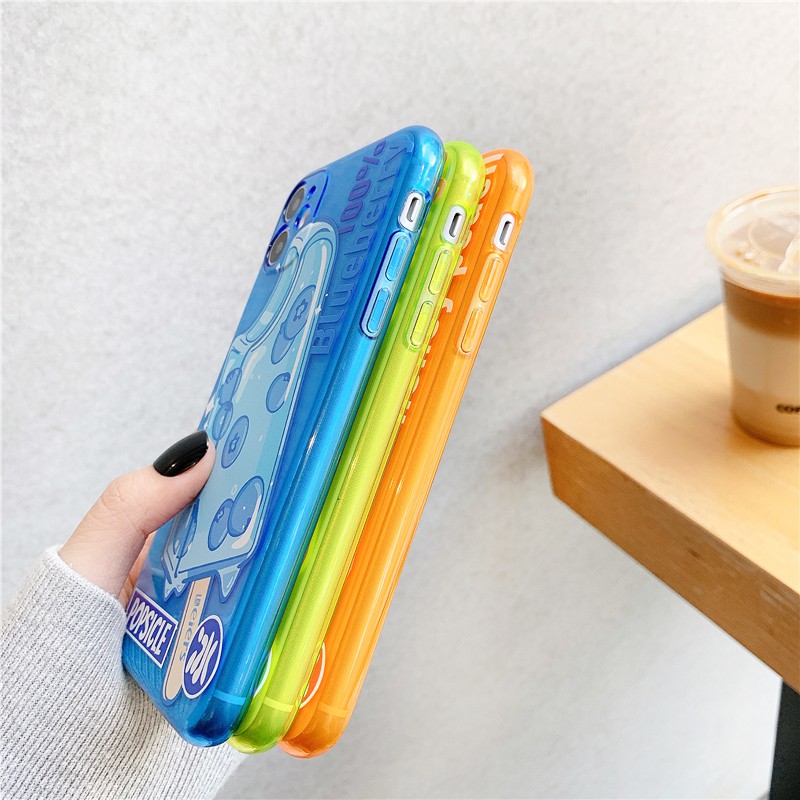 Ốp lưng iphone Ice Cream neon dẻo mềm 5/5s/6/6plus/6s/6splus/7/7plus/8/8plus/x/xr/xs/11/12/pro/max/plus/promax | BigBuy360 - bigbuy360.vn