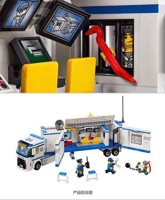 Lego urban 10420 - Xe cảnh sát di động