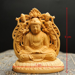 Tượng Phật Thích Ca Mâu Ni bằng gỗ Hoàng Dương
