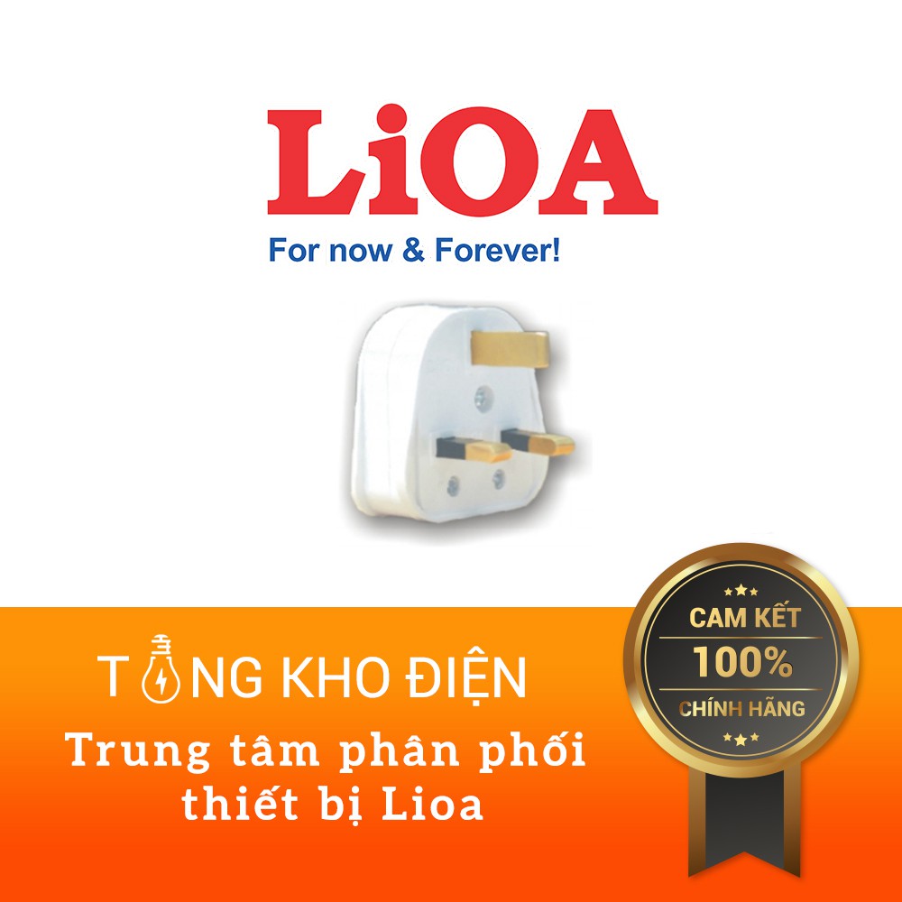 Phích cắm tiêu chuẩn châu Âu Φ5, có cực nối đất LIOA