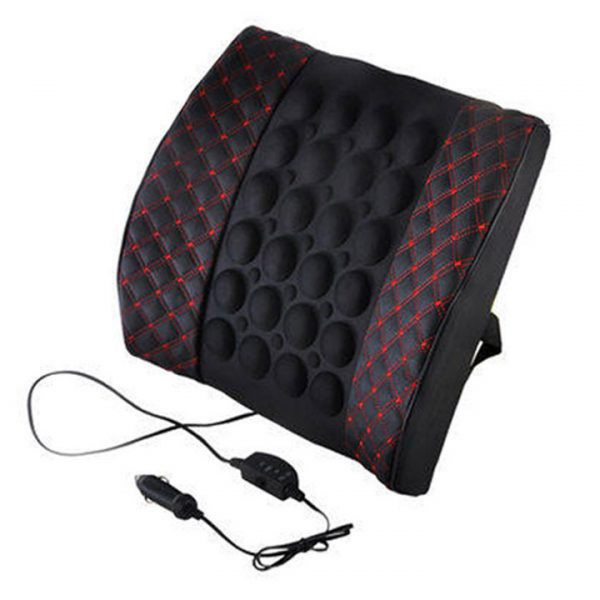 Tựa Lưng Ô Tô - Tựa Lưng Massage Xài Điện Tẩu 12V – Có Kèm Remote Điều Khiển Độ Rung