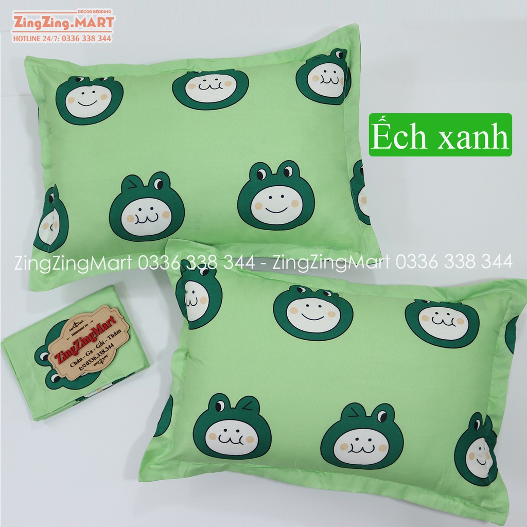 (Xem video) Vỏ gối đầu poly cotton mẫu vịt vàng đẹp (Được chọn các mẫu khác - gửi ảnh mẫu cần mua qua chát)