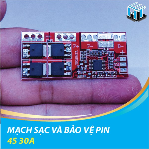 MẠCH SẠC VÀ BẢO VỆ PIN 4S 30A  lithium