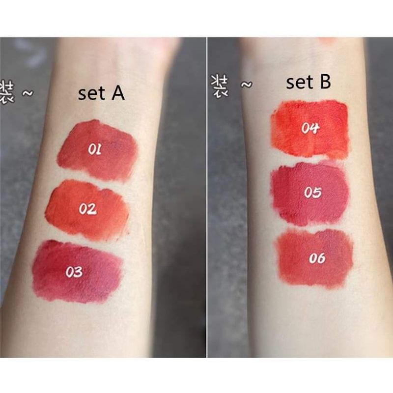 [Rẻ vô địch] Set 3 cây son kem lì Herorange Fluffy Lip Glaz | BigBuy360 - bigbuy360.vn