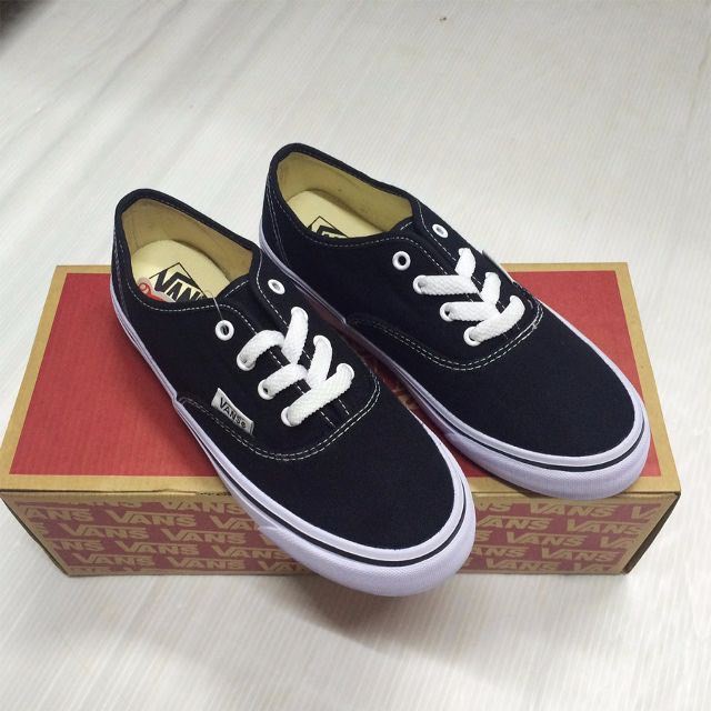 giày thể thao học sinh van đen TẶNG HỘP