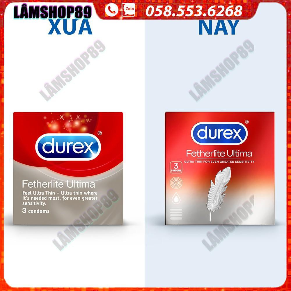 Combo 3 Hộp Bao cao su Durex Fetherlite Ultima Siêu Mỏng như bông hộp 3 cái - GoF