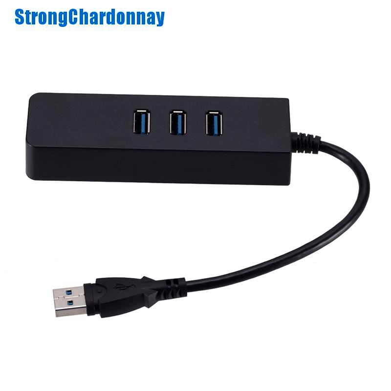 Bộ Chia 3 Cổng Usb 3.0 Gigabit Ethernet Lan Rj45 Sang Cổng Mạng 1000mbps