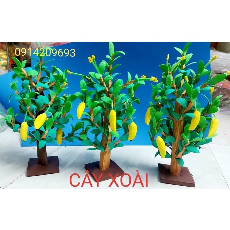 CÂY ĂN QUẢ - CÂY HOA XỐP - Đồ chơi mầm non