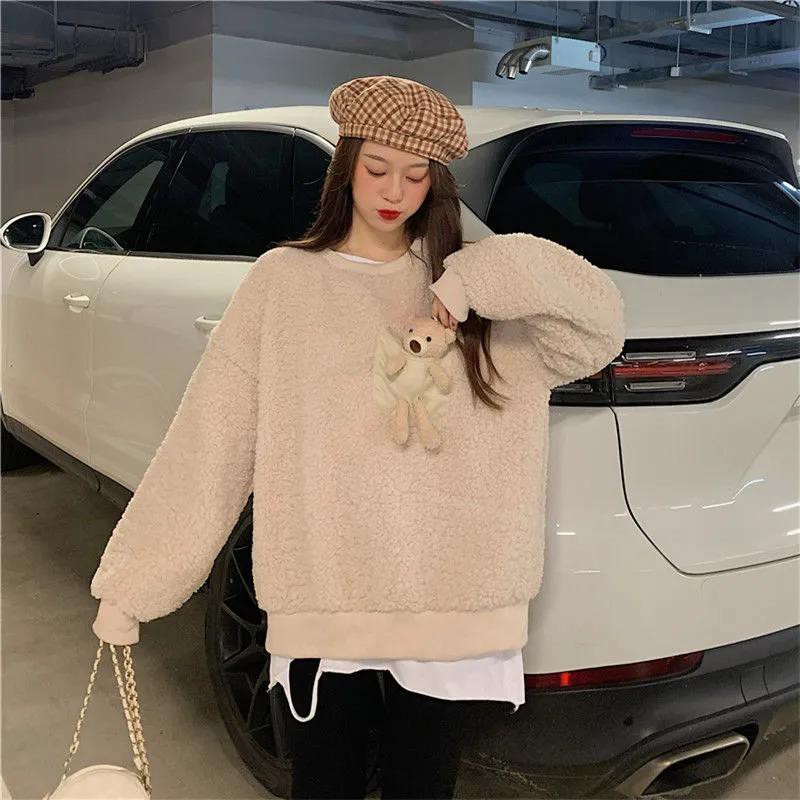 (Sẵn hàng  ) Áo hoodie dáng rộng phong cách Hàn Quốc trẻ trung cho cặp đôi- Oversize Unisex