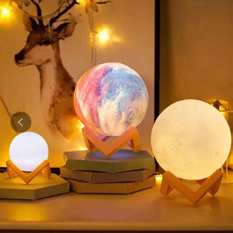 Đèn Ngủ Mặt Trăng 3D loa bluetooth ❤️ FREE SHIP 😍 (có loại loa+blutooth)