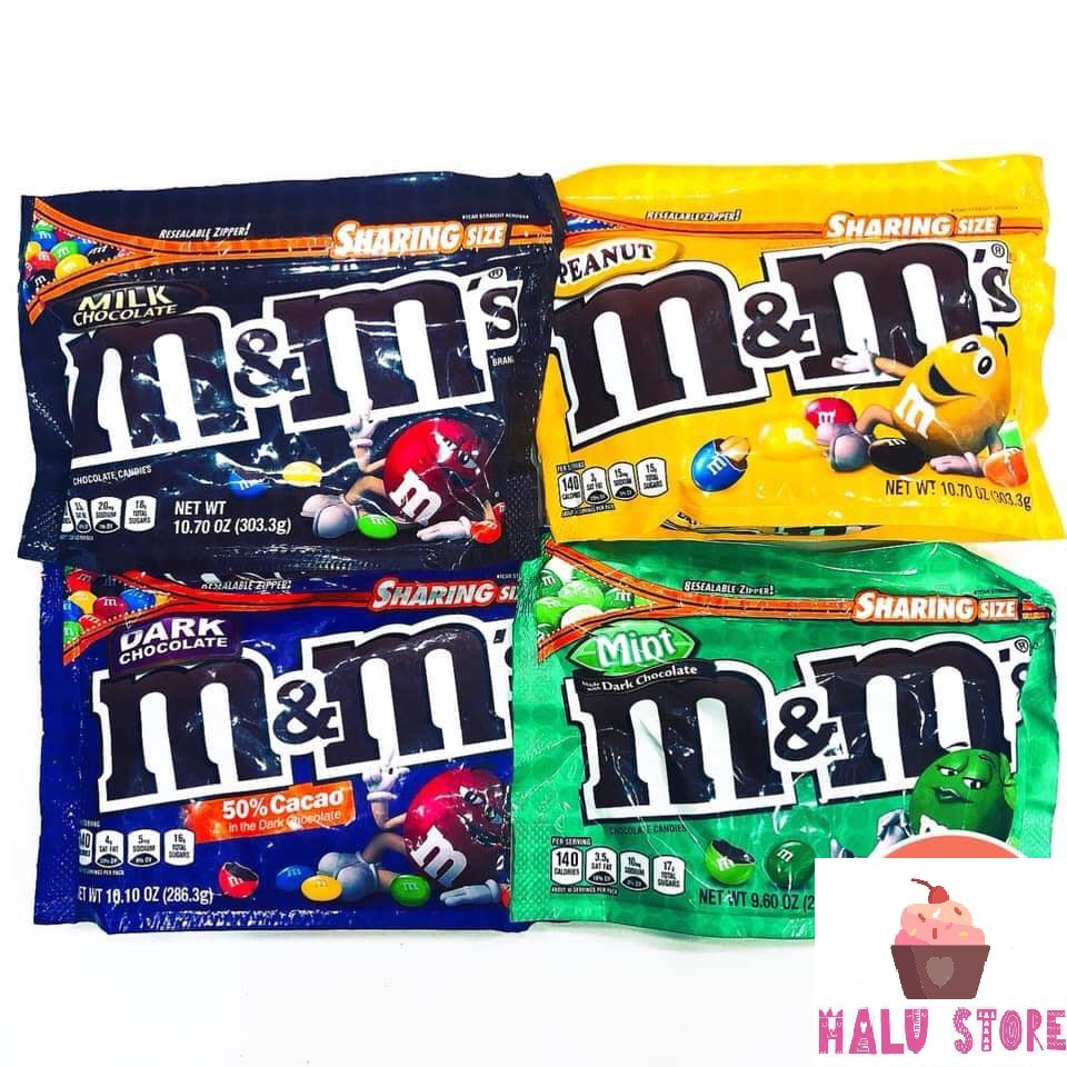 Socola M&amp;M túi zip (280-300g) - Mỹ