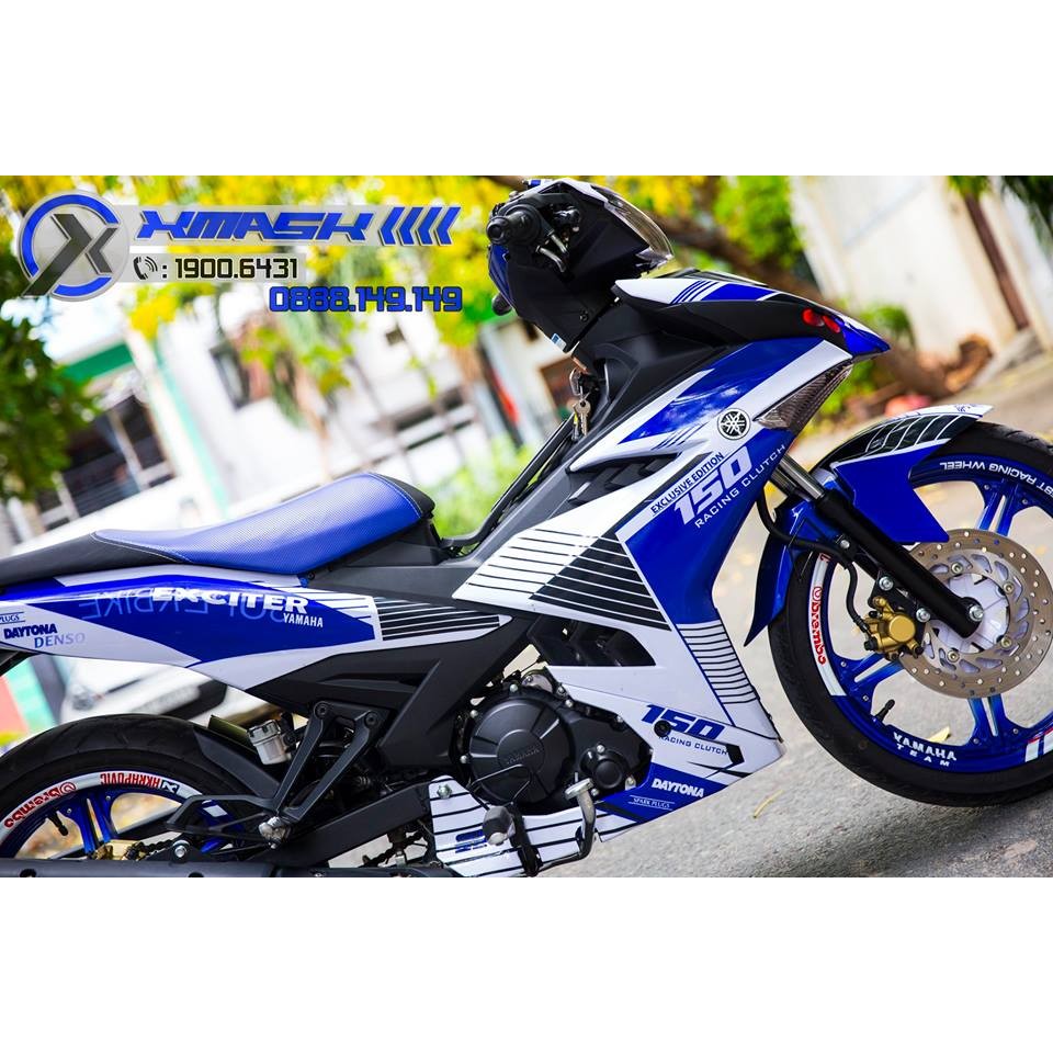 Tem Exciter 150 Mẫu Racing Clutch