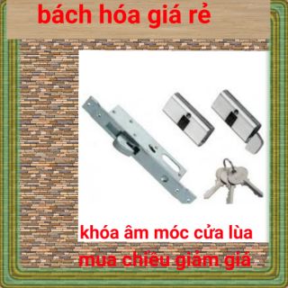 KHÓA CỬA LÙA , KHÓA ÂM MÓC
