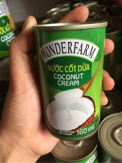 Nước cốt dừa Wonderfarm 400ml, 160ml