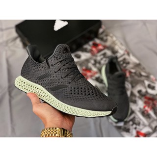 Giày nam nữ FutureCraft 4D cao cấp rất êm nhẹ bền thể thao thời trang (đen xám)