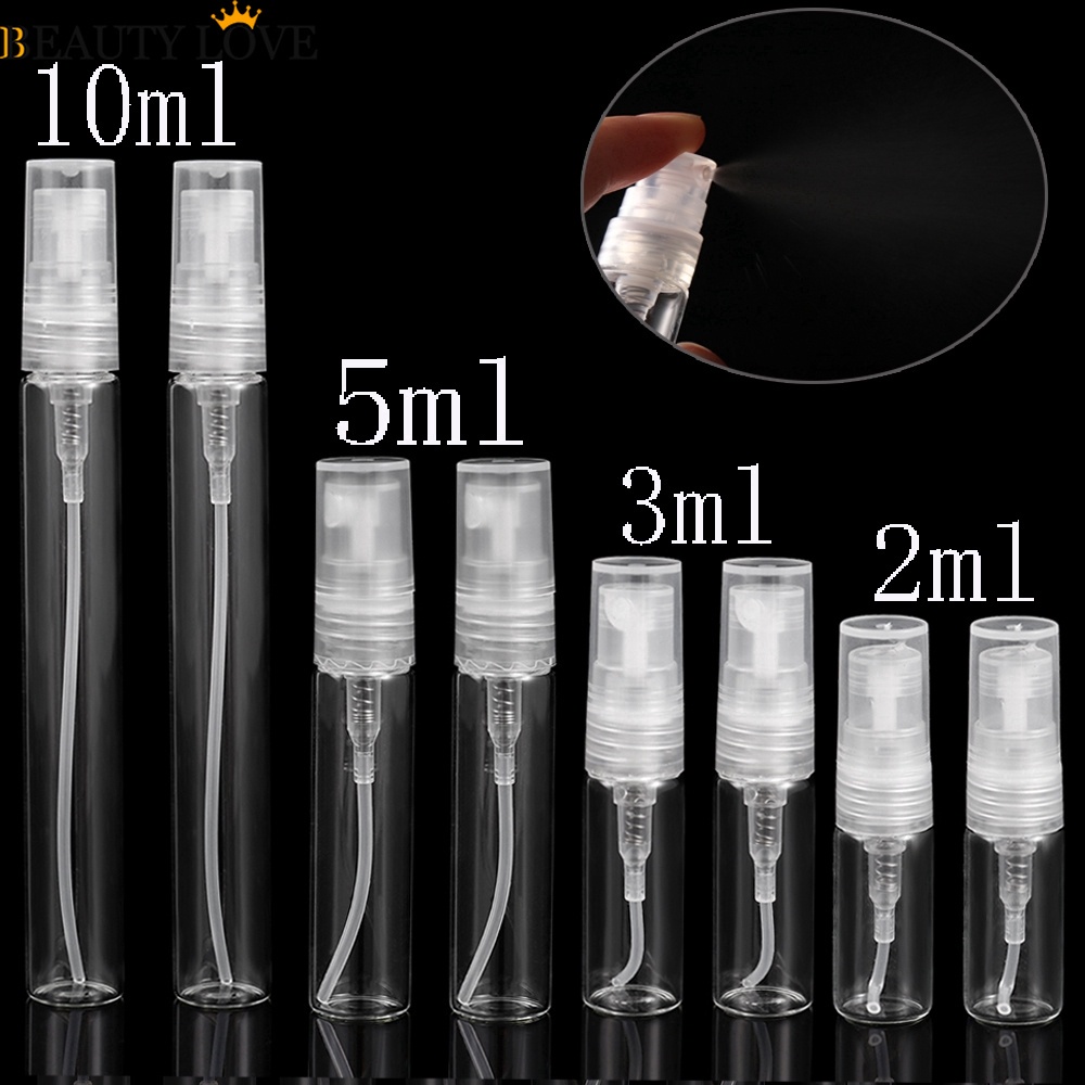 Bộ 5 Lọ Chiết Nước Hoa Dạng Xịt Dung Tích 2 / 3 / 5 / 10ml