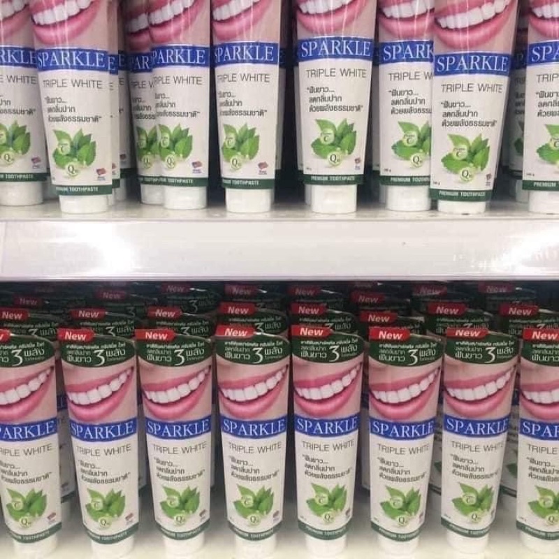 [New] Kem Đánh Răng Triple White Sparkle Thái Lan
