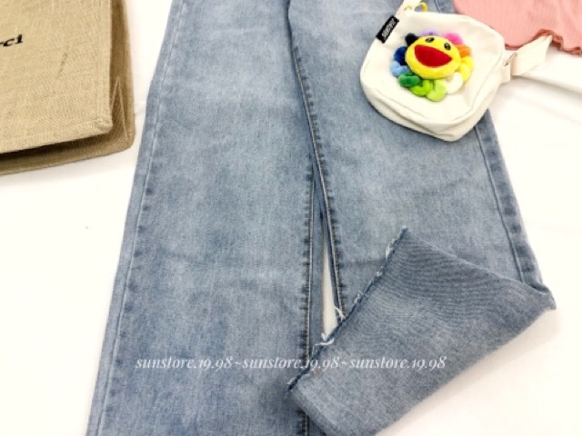 [Mã WASTMAY giảm 15% tối đa 30K đơn 150K] Quần jeans suông dài ống rộng phong cách hàn quốc ulzzang | BigBuy360 - bigbuy360.vn