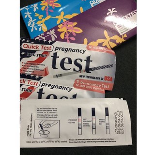 Que thử thai dùng 1 lần Quicktest hộp 1 que
