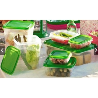 Set 17 Hộp Đựng Thức Ăn Để Tủ (Nhựa)