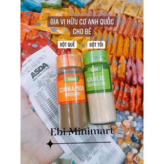 GIA VỊ HỮU CƠ (BỘT TỎI, BỘT QUẾ)