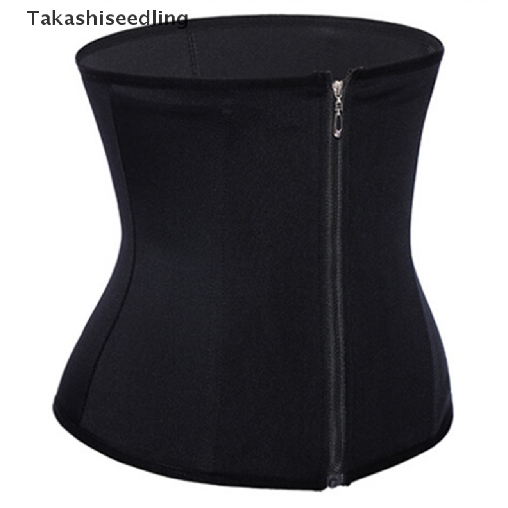 [Hàng mới về] Đai nịt bụng định hình vòng eo bằng cao su latex khóa kéo