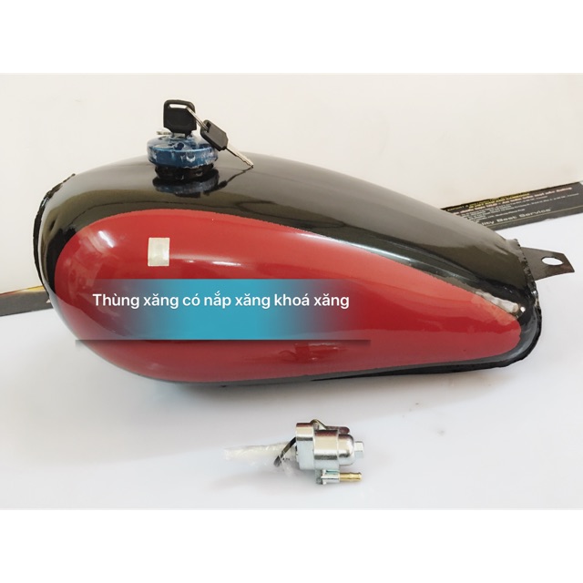 Thùng xăng beo có nắp khoá cao cấp mã 0219