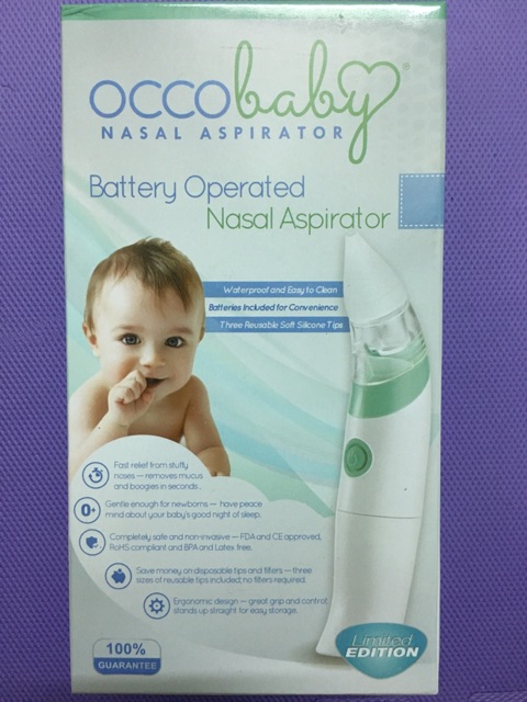 Máy hút mũi OccoBaby trẻ sơ sinh & trẻ nhỏ (OccoBaby Nasal Aspirator)