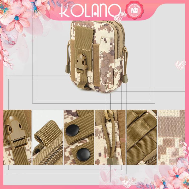 [Tặng Móc Điện Thoại iRing] Túi Đựng Điện Thoại Nam Nữ KOLANO Chạy Bộ Du Lịch Đa Năng Nhiều Ngăn EDC FB-001029