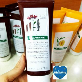 Gội xả Klorane cho tóc rụng Pháp